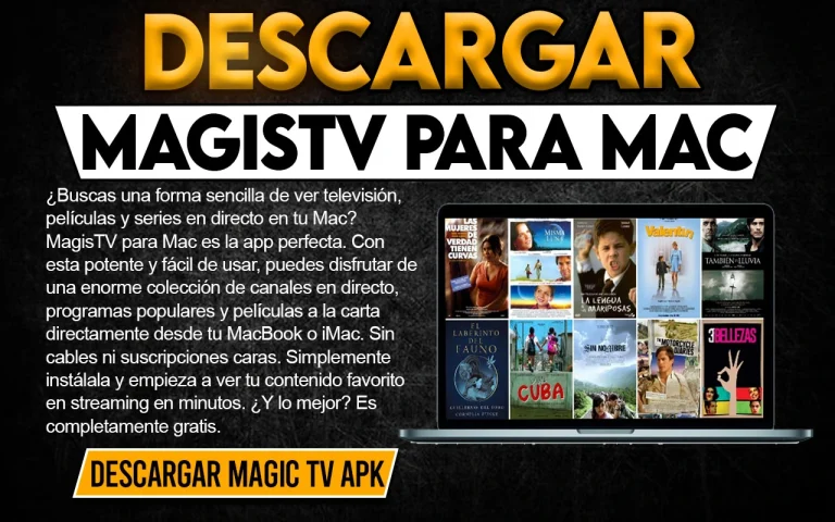 MagisTV Mac: descarga la última versión gratis 2 MagisTV Mac
