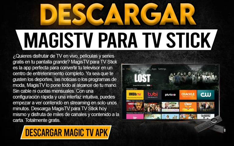 MagisTV TV Stick: Mira películas y series gratis 1 MagisTV TV Stick